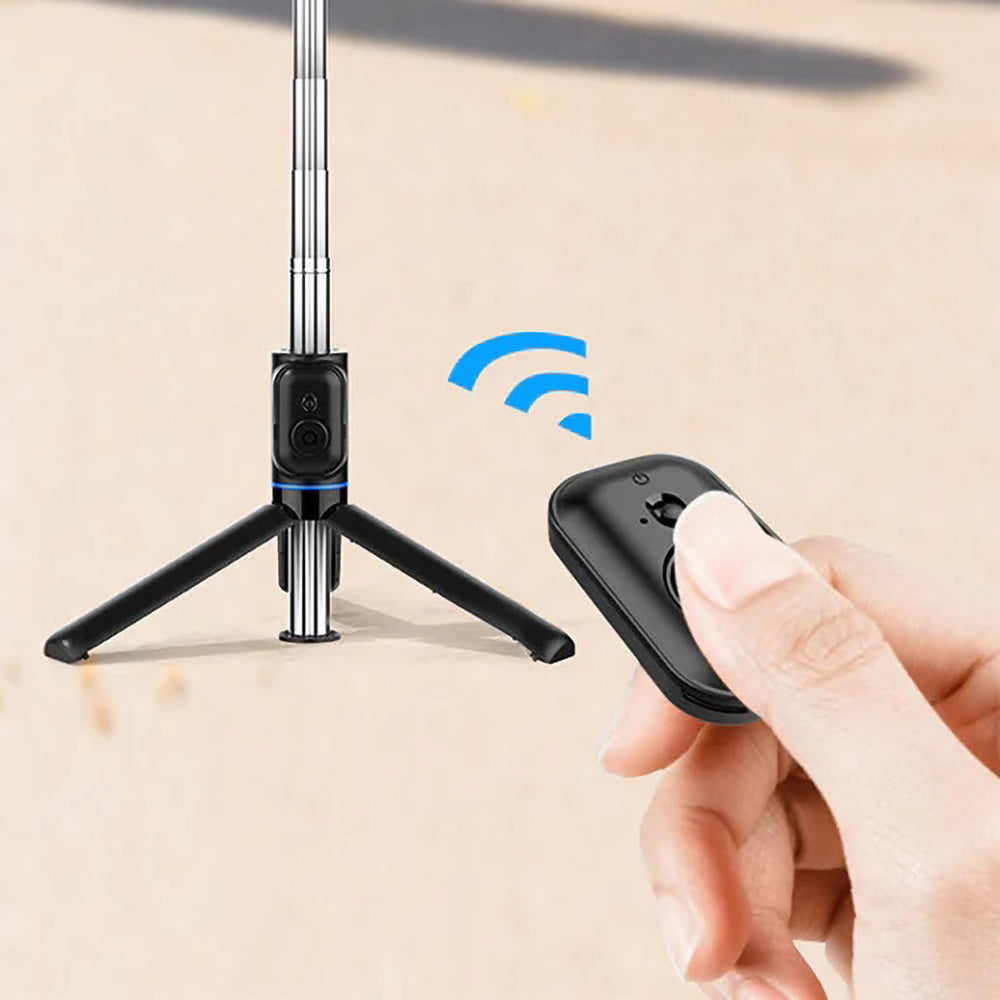 Recci RSS-W03 Bluetooth 5.0 Uzaktan Kumandalı Çok Fonksiyonlu Selfie Çubuğu - 8 Recci RSS-W03 Bluetooth 5.0 Uzaktan Kumandalı Çok Fonksiyonlu Selfie Çubuğu - 8
